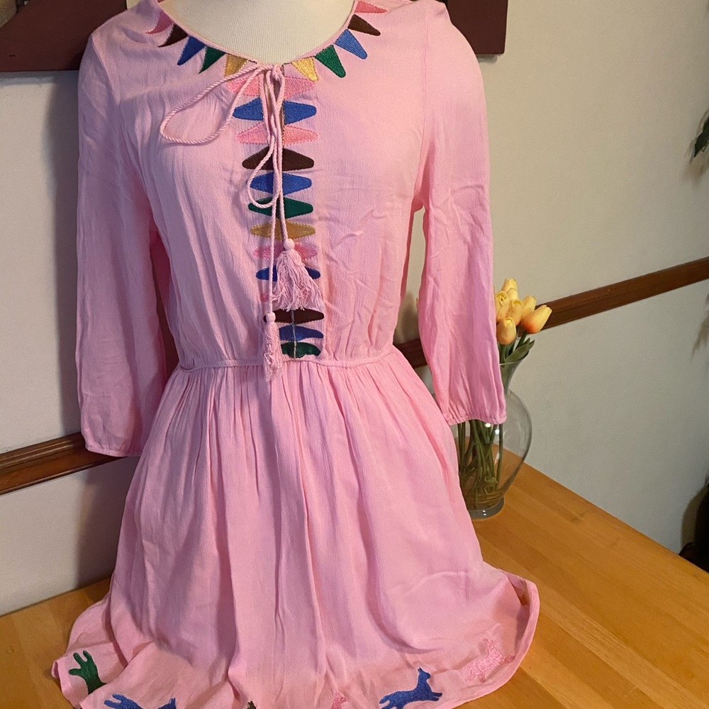 Velezra animal embellished dress